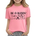 thumbnail image 3 of Bxsruta Kids Cotton Graphic T-Shirt Anti Bullying School Season Short Sleeve Tee, 3 of 7