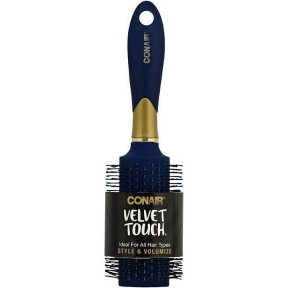 Conair Velvet Touch V Bristle Nylon Round Brush