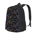 thumbnail image 1 of Easygdp Lavender Flowers Mochila de Gran Capacidad Minimalista Ideal para Escuela, Viajes y Uso Diario, 1 of 6