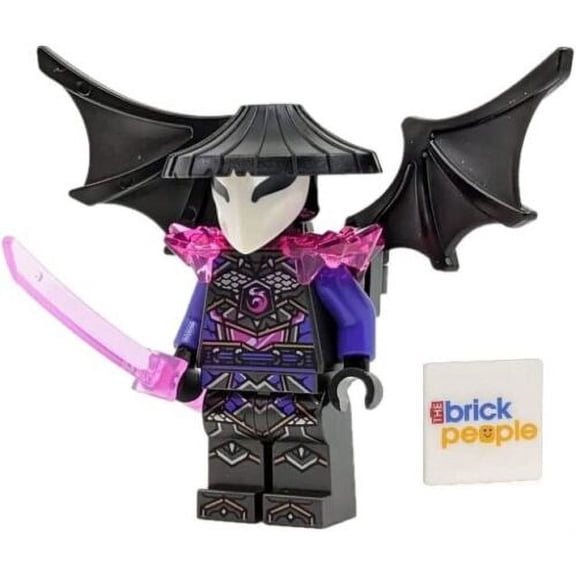 LEGO Ninjago Crystalized General Vangelis Minifigure Block Building Set with Crystal Katana
