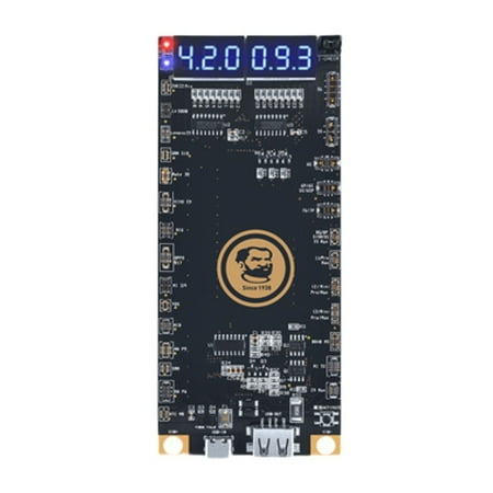 

KKmoon BA27 Battery Activation Detection Board 4.2V Regulated Output Real-time Output Voltage and Current Monitor Positive Negative Anodes Automatic Identification Compatible with iOS Android Syste