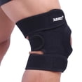 thumbnail image 2 of Sport Compression Knee Sleeve Elastic Knee Stabilizer, Black, 2 of 15