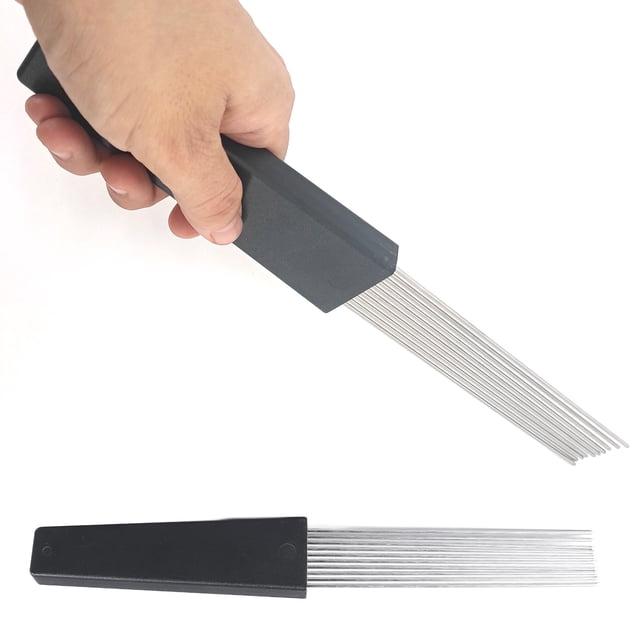 Stainless Steel Orff Scraper Brush Orff Scraper Comb Percussion Scraper Brush Professional Early Education Tool for Instrument Performance