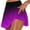 Purple Gradient, variant on gakvbuo Pleated Tennis Skirt For Women High Waisted Biker Shorts Athletic Short Stretchy Yoga Fake Two Piece Trouser Golf Skorts Skirts For Running Casual