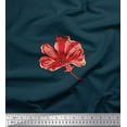 thumbnail image 1 of Soimoi Poly Georgette Fabric Artistic Flower Printed Fabric 1 Yard 42 Inch Wide, 1 of 1