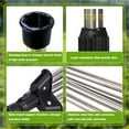 thumbnail image 5 of Rotating Tripod Sprinkler, 360 Degree Large Area Coverage, Telescoping Metal Base, Automatic Double-Sided Water Sprinkler for Lawn, Garden, and Yard, 5 of 8