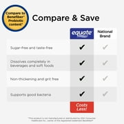 Equate Sugar Free Fiber Supplement Powder, 17.6 oz, Compare to Benefiber® Prebiotic Fiber Content, 100% Natural