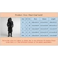 thumbnail image 3 of XIAONU Men'S Hoodies Long Hooded Cardigan Coat With Pockets Solid Color Long Sleeves Oversized Cape Hooded Sweatshirt, 3 of 8