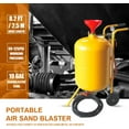 thumbnail image 4 of HPDMC 10 Gal Sandblaster - 80L Portable Abrasive Blaster - Heavy Duty - with Ceramic Nozzle, 2.5m Hose & Wheels, 4 of 8