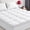 White, variant on WISHEAD Extra Thick Mattress Topper, Queen Size Mattress Pad 400TC Cooling Pillow Top for Back Pain, Quilted Fitted Mattress Protector with 8-21" Deep Pocket, Soft & Breathable, White