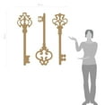 thumbnail image 2 of Antique Skeleton Keys Removable Home Wall Decal Stickers, 2 of 4