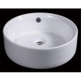 thumbnail image 1 of 16&amp;apos;&amp;apos; Céramique Ronde au-Dessus du Lavabo Blanc, 1 of 1