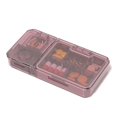 thumbnail image 1 of Cortador y divisor de pastillas, caja con compartimento de almacenamiento de medicamentos para sujetar tabletas y cortar pastillas por la mitad (rojo), 1 of 1