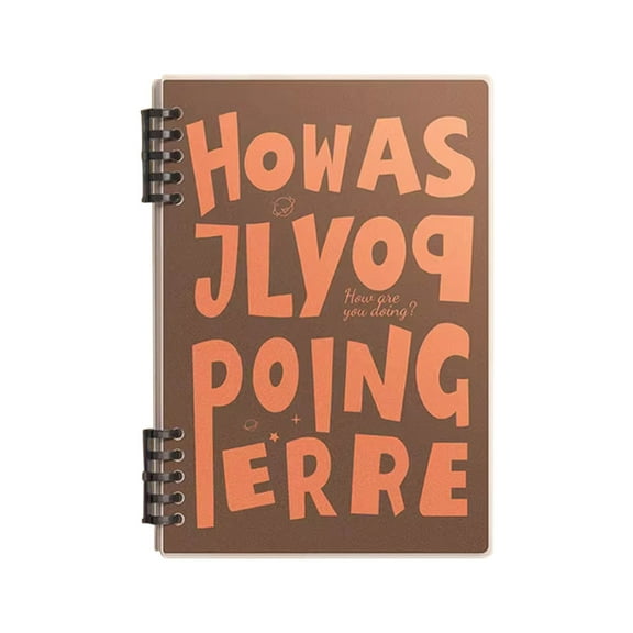 Nkmbld B5 College Ruled Composition Notebook Non Irritating Loose Leaf Notebook Detachable High Horizontal Notebook