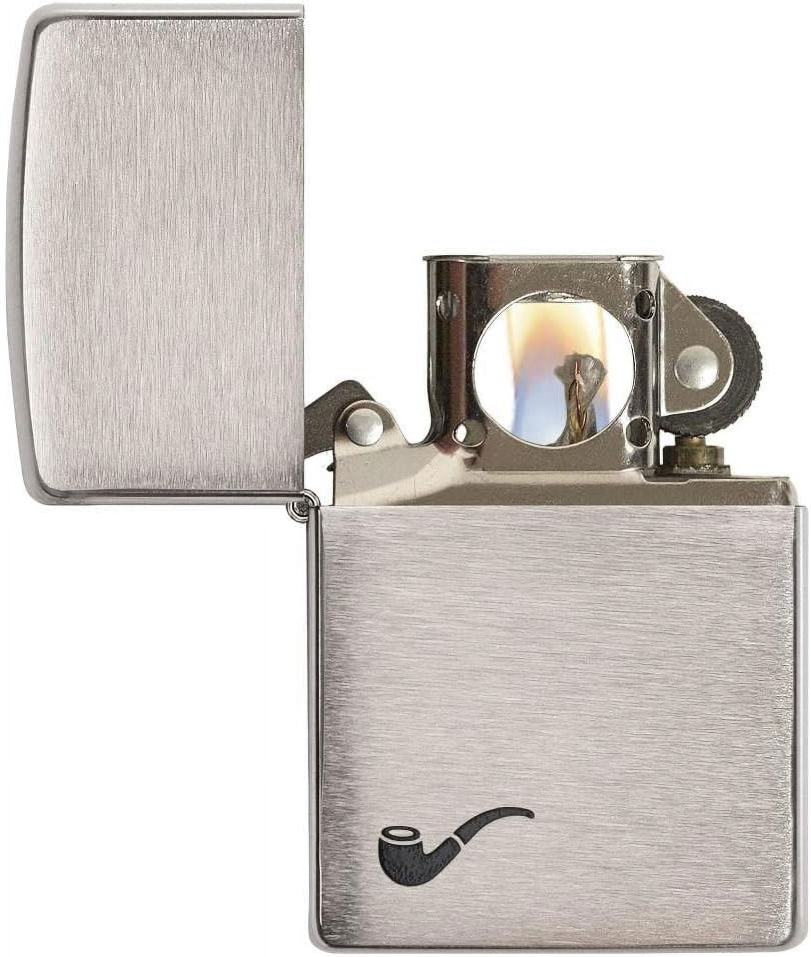 Zippo Lighter- Pipe Design Pipe Insert Windproof Lighter (Pipe Brushed 200PL)