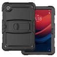 thumbnail image 4 of for Lenovo Tab M10 (3rd Gen) 10.1 TB-328F Case with PET Screen Protector + Pencil Holder + Stand + Shoulder Strap | Heavy Duty Protection 3 Layer Silicone PC Case | Black, 4 of 8