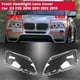 thumbnail image 5 of 1 pair of car headlight lens cover compatible with X3 F25 2010 2011 2012 2013 transparent lampshade glass shell, 5 of 5