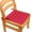 Red, variant on Thickened Chair Cushions, Dining Chair Seat Pads With Straps, Summer Chair Cushions For Kitchen And Office, Comfortable Seat Cushions For Home And Workplace