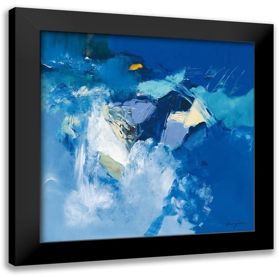 Magis, Pascal 12x12 Black Modern Framed Museum Art Print Titled - Bleu