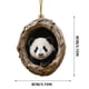 thumbnail image 3 of Adorno Navideño Colgante de Acrílico con Estampado de Animales Navideños | Decoración Duradera para Familiares y Compañeros | Impresión a Doble Cara | Recuerdo Navideño Ideal | 8 X 8 Cm | 1 Unidad, 3 of 7