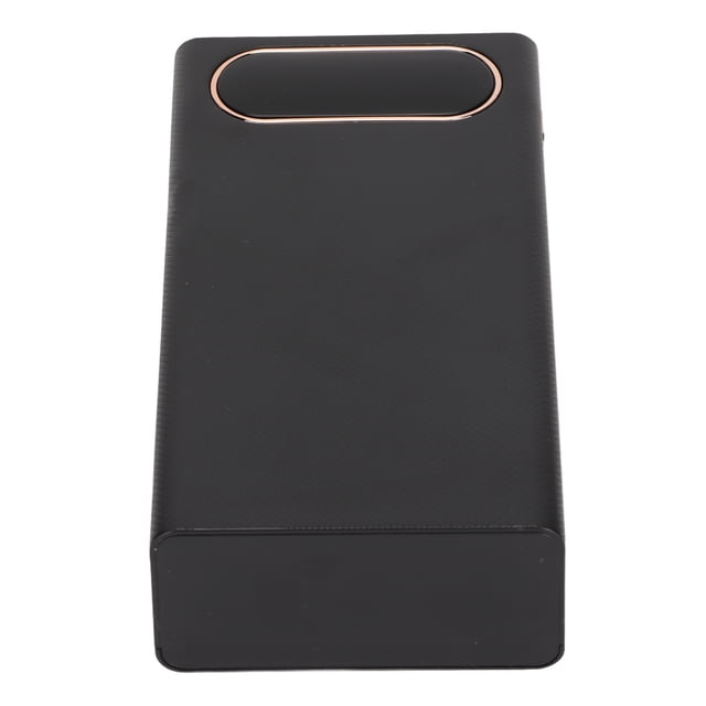 DIY Portable Power Bank Case L12 Mobile Battery 12 Batteries Capacity with 2 LED Lights LCD Display for IOS Daily Use