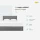 thumbnail image 4 of Cabecera Colgable Cama Individual Gris Onstore, 4 of 10