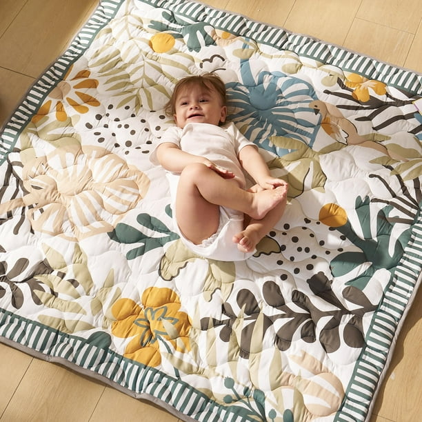 Alfombra de juego para bebés Momcozy, gruesa, 50 x 50 cm, impermeable y antideslizante