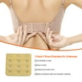 thumbnail image 2 of tredstone Extension Strap Bra Extender Buckle 3 Hook Women Accessories Practical Elastic Multicolor Clips Tight 3 Rows Underwear deep yellow, 2 of 7