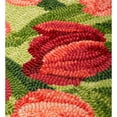 thumbnail image 4 of Indoor/Outdoor Tulip and Wheelbarrow Hooked Polypropylene Accent Rug - 24  x 42, 4 of 4