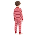 thumbnail image 3 of Haitryli Boys Girls Special Needs Adaptive Clothing Long Sleeve Anti-strip Romper Kids Long Leg Zip Back Jumpsuit Red 16, 3 of 7