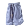 thumbnail image 3 of IhhxPro Men's Running Shorts with Pockets Elastic Waist Men Breathable Athletic Summer Quick Dry Lightweight Loose Fit Jogging Gym Workout Casual Active M-3XL, 3 of 6