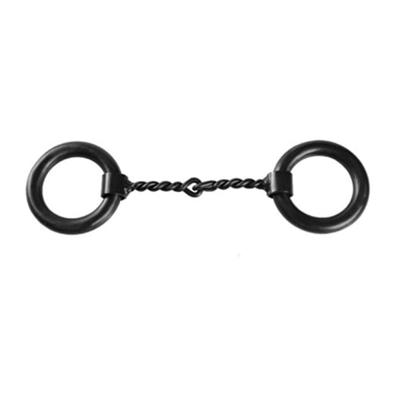 Donut Twisted Wire Snaffle Bit