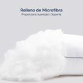 thumbnail image 3 of 2 Pack Almohadas Tamaño Estándar,1000g Algodón de Microfibra,Firmeza Intermedia,Sensación Suave,Hipoalergénico,Lavable,Las Almohadas Matrimonial, Almohada Antiarrugas,Almohada tipo hotel 51*66cm, 3 of 8