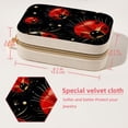 thumbnail image 5 of Ladybird Velvet Earring Organizer Jewelry Box with Removable Compartment - Portable Velvet Jewelry Organizer - Gift-ready Jewelry Boxes, 5 of 7