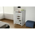 thumbnail image 3 of Catalonia Mobile Shoe Closet 2.0 with 6 shelves in White, 3 of 3