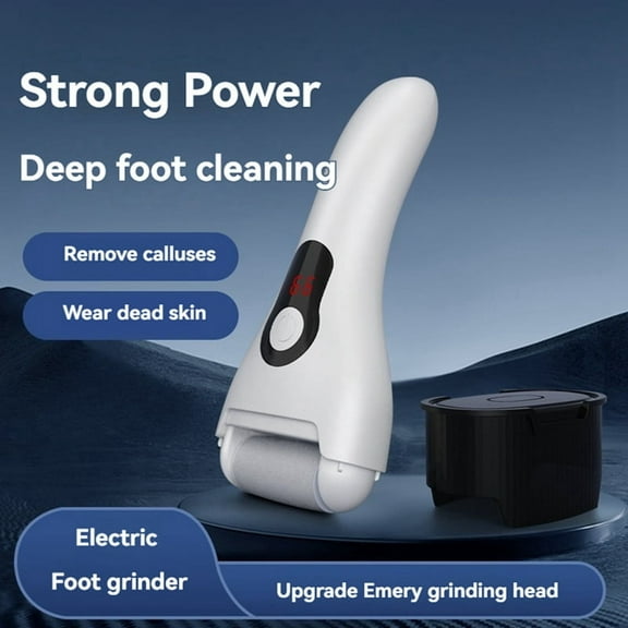 TOP! Electric Callus Remover for Feet with 3 Grinding Heads Rechargeable Foot Scraper Pedicure Machine Tools