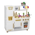 thumbnail image 4 of Cocina de Juguete de Madera para Niños con Refrigerador Cocinita Para Niñas Blanca -Vintage White And Gold Kids House COC10WG, 4 of 8