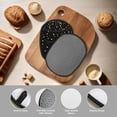 thumbnail image 4 of Sikiie Star Silver Glitter Silicone Pot Holders, Oven Mitts Heat Resistant Hot Pads, Non Slip Pot Holder for Kitchen Baking and Cooking 9.4 x 7.5 Inches, 4 of 7