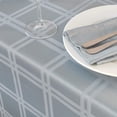 thumbnail image 2 of Rectangle Table Cloth Linen Farmhouse Tablecloth Waterproof Anti-Shrink Soft and Wrinkle Resistant Decorative Fabric Table Cover for Kitchen (Flaxen, 52" x 70" (4-6 Seats)), 2 of 6