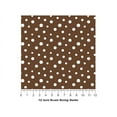 thumbnail image 4 of Rwraps Polka Dot Coffee Brown Gloss Vinyl Film Wrap 59in x 30ft Vinyl Vehicle Car Film Sheet Roll, 4 of 9