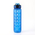 thumbnail image 1 of Labymos Bouteille d'Eau 1L avec Marqueur et Paille Grande Capacité avec Sangle Réutilisable Étanche pour Randonnée Voyage Sports Extérieurs Gym Entraînement Physique, 1 of 2