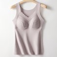 thumbnail image 4 of Tank Tops for Women Shapewear Tank Tops Sleeveless Lace Camisole Thermal Underwear Tummy Tank Tops with Built in Bra, 4 of 6