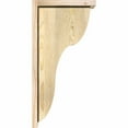 thumbnail image 3 of Ekena Millwork 6"W x 12"D x 24"H Carmel Rough Sawn Corbel w/Backplate, Douglas Fir, 3 of 9