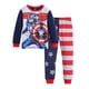 thumbnail image 4 of Conjunto de pijamas de manga larga para niños y niñas, ropa de dormir de dibujos animados de superhéroes, 2-7T, 2022, 4 of 4