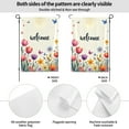 thumbnail image 2 of Welcome Spring Garden Flag Double Sided Floral Butterfly Tulip Garden Flag， 12x18 Inch， Outdoor Yard Decoration For House Lawn Patio, 2 of 6