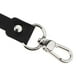 thumbnail image 5 of Correa de cuello de cordón de cuero PU unisex con clip de langosta de metal fuerte para tarjetas de identificación Negro Colcomx Cordones con clip, 5 of 8