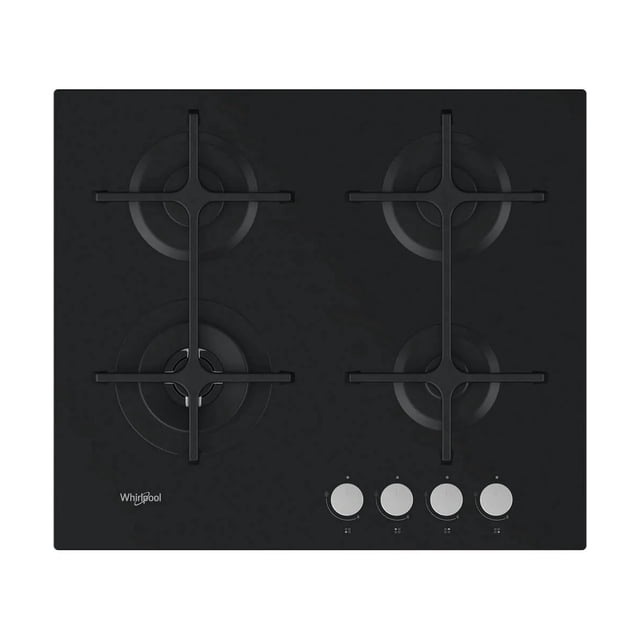 Parrilla de Gas Vitroceramica Empotrable Whirlpool GOA6423NB 59 cm 4 Quemadores