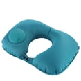 thumbnail image 2 of Almohada inflable de prensa en forma de U, almohada inflable para el cuello, almohada de viaje para hombres y mujeres, almohada inflable automática, 2 of 5