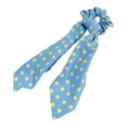 thumbnail image 5 of Unique Bargains 1 Pc Stylish Dots Ribbon Hair Elastics Hair Ties Sky Blue, 5 of 5