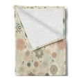 thumbnail image 2 of Winter Soft Flannel Fleece Throw Blanket, Retro Style Christmas Pattern with Various Gentle Snowflake Motifs Vintage Pastel, Cozy Plush for Indoor and Outdoor Use, 50" x 60", Multicolor, by Ambesonne, 2 of 5